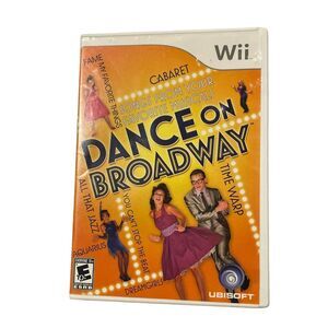 Dance on Broadway (Nintendo Wii, 2010) TESTED CASE & DISC ONLY Video Game